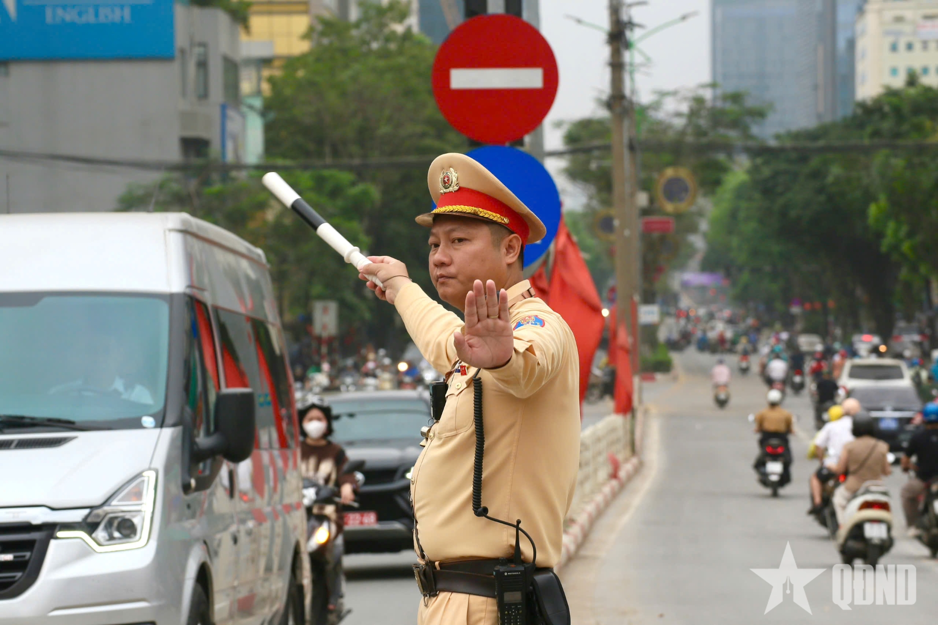 Thông báo phân luồng giao thông phục vụ Chương trình nghệ thuật chính luận “Âm vang Tổ quốc”